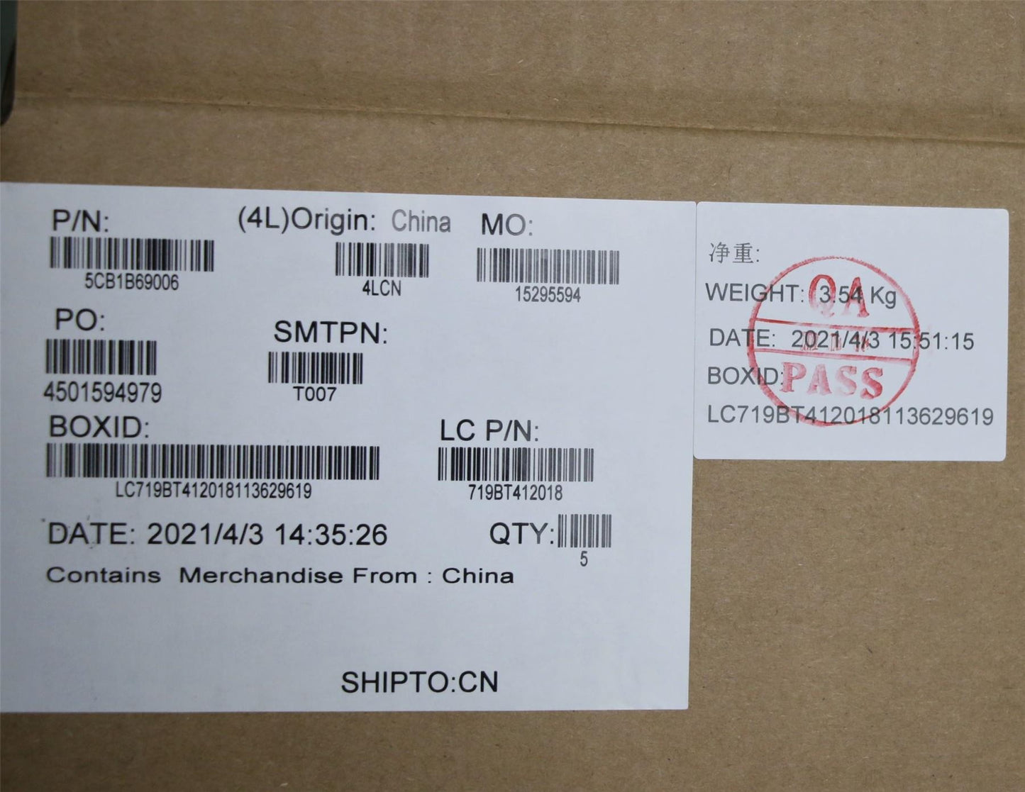 Lenovo IdeaPad 3-15ITL6 3-15ALC6 Palmrest Cover Touchpad Keyboard 5CB1B69006