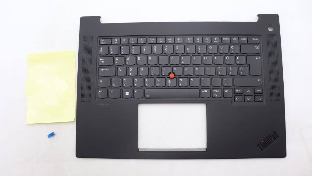 Lenovo ThinkPad P1 Gen 6 Keyboard Palmrest Top Cover Hungarian Black 5M11L89045