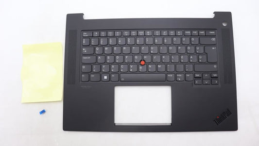 Lenovo ThinkPad P1 Gen 6 Keyboard Palmrest Top Cover Hungarian Black 5M11L89045
