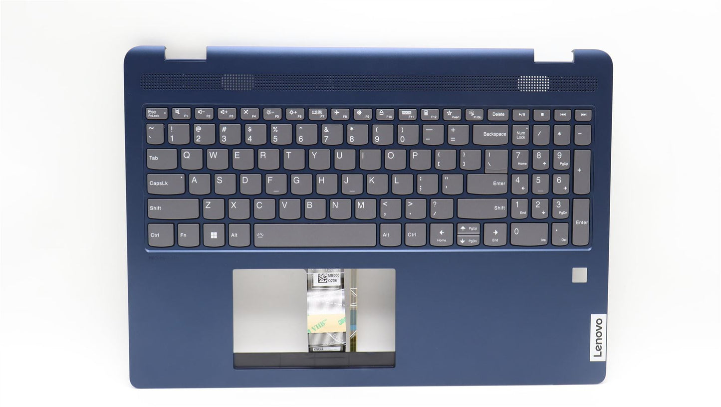 Lenovo IdeaPad 5 16ABR8 Keyboard Palmrest Top Cover US Abyss Blue 5CB1K60109