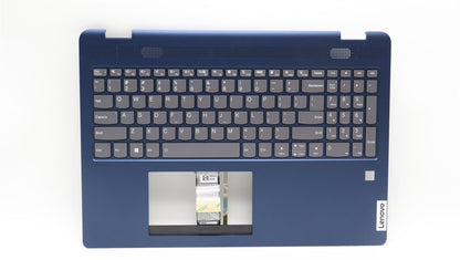 Lenovo IdeaPad 5 16ABR8 Keyboard Palmrest Top Cover US Abyss Blue 5CB1K60109