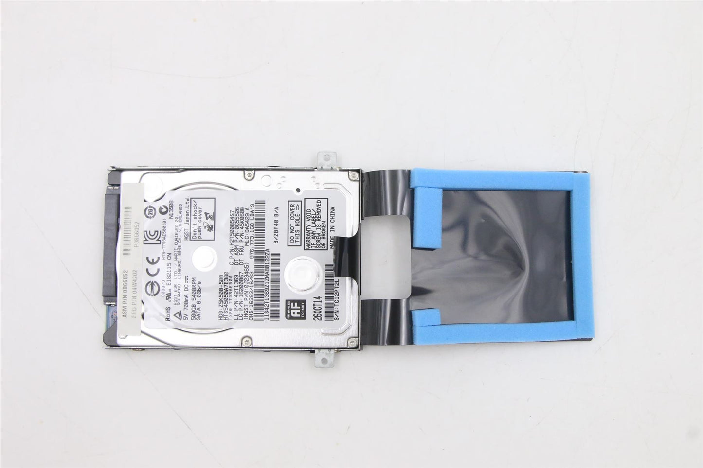 Lenovo FRU HDD 500G 5400rpm HGST 04W4202