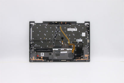 Lenovo Yoga X1 5th Keyboard Palmrest Top Cover Swiss Grey Backlit 5M10Z37198