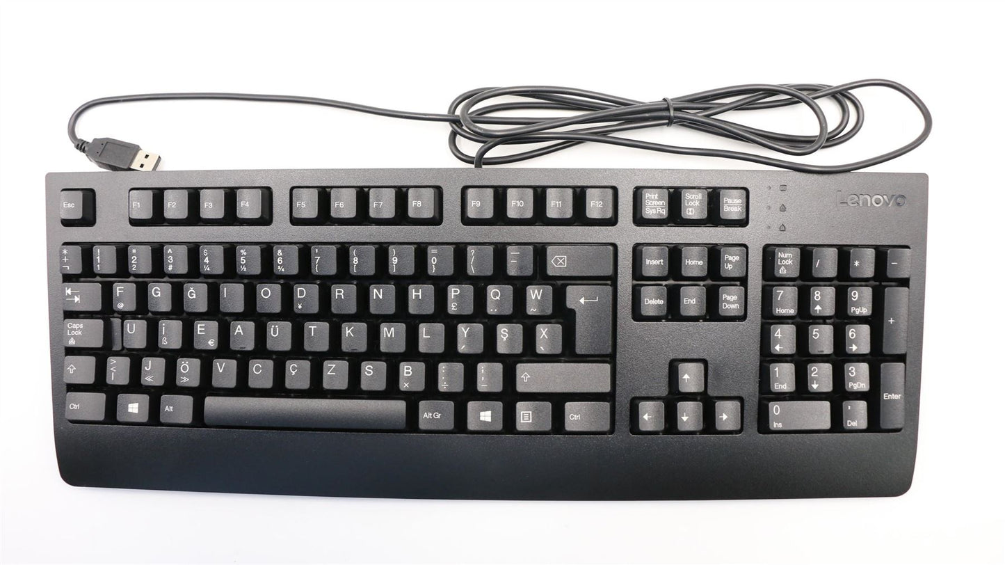 Lenovo ThinkStation M920z M90a P360 Ultra P340 Tiny USB Wired Keyboard 00XH724