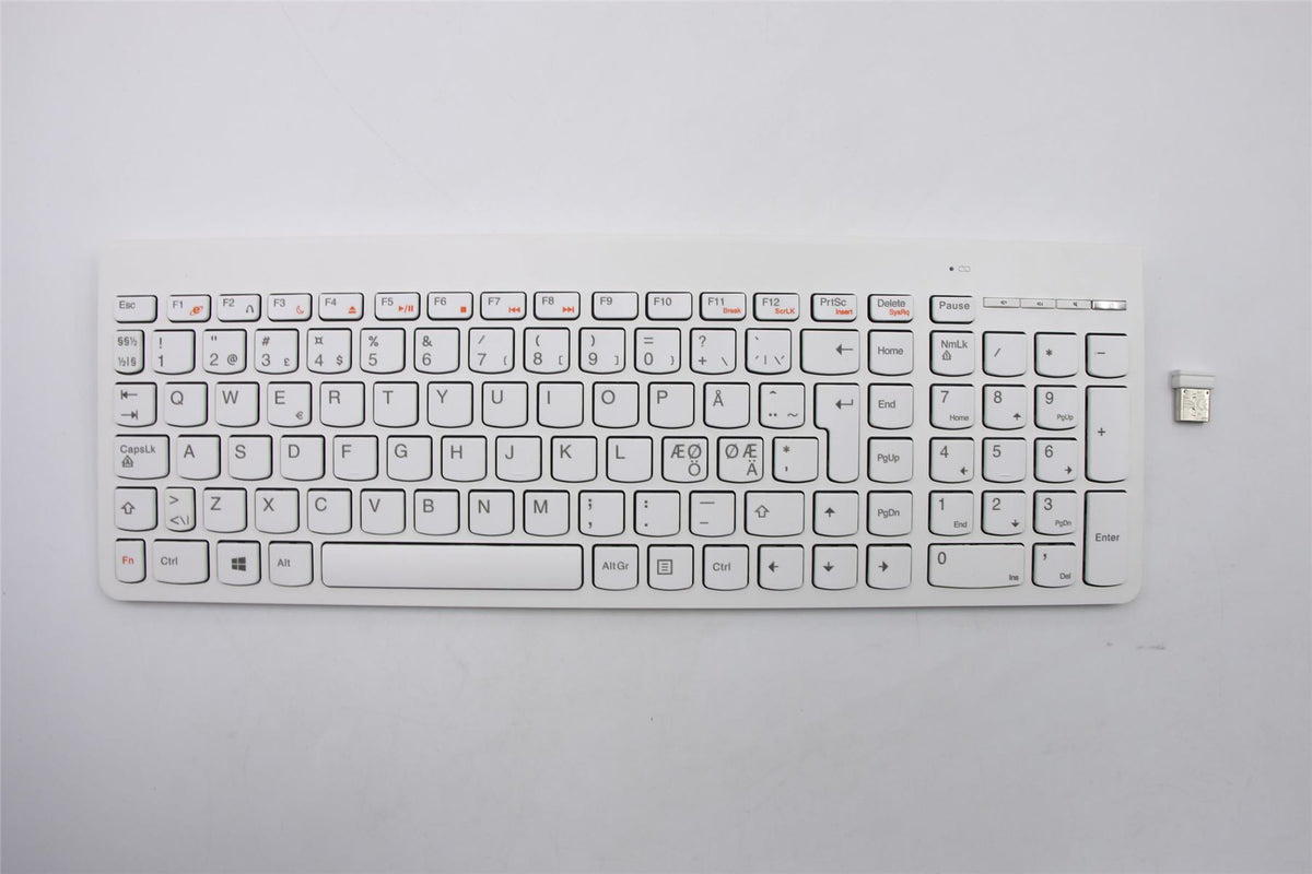 Lenovo Liteon SK-8861(Nordic) 2.4G KB-White8 Keyboard 25210995