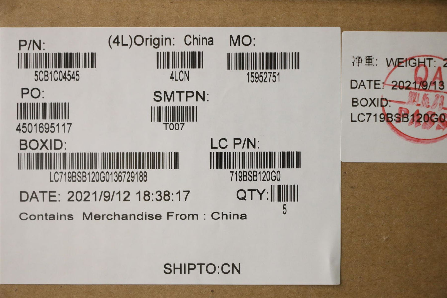 Lenovo Upper Case ASM_FRA L82H7 SD NFPBLD 5CB1C04545
