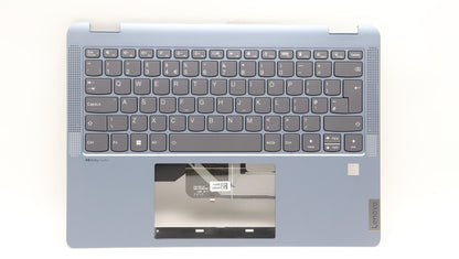 Lenovo IdeaPad 5 14ABR8 Keyboard Palmrest Top Cover UK White Backlit 5CB1K20849