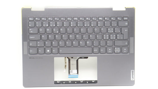 Lenovo Yoga 7 14ARP8 Keyboard Palmrest Top Cover Switzerland 5CB1L48264