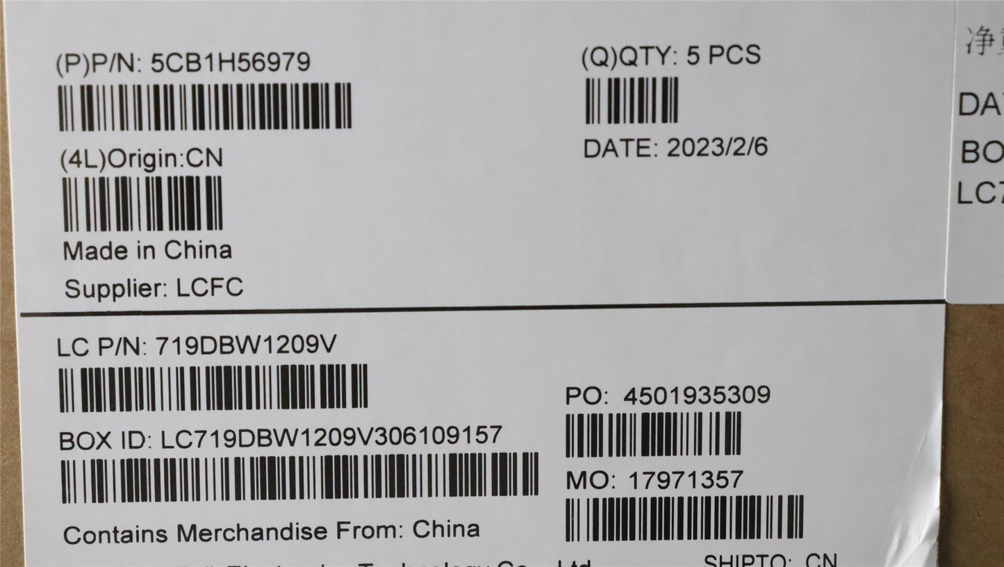Lenovo Upper Case ASM_ITA L82RJ NFP AG BL 5CB1H56979