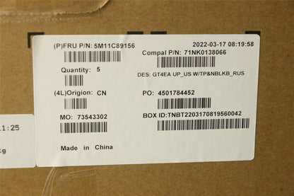 Lenovo IdeaPad 5 14ALC05 Palmrest Cover Touchpad Keyboard UK Silver 5CB1C13788