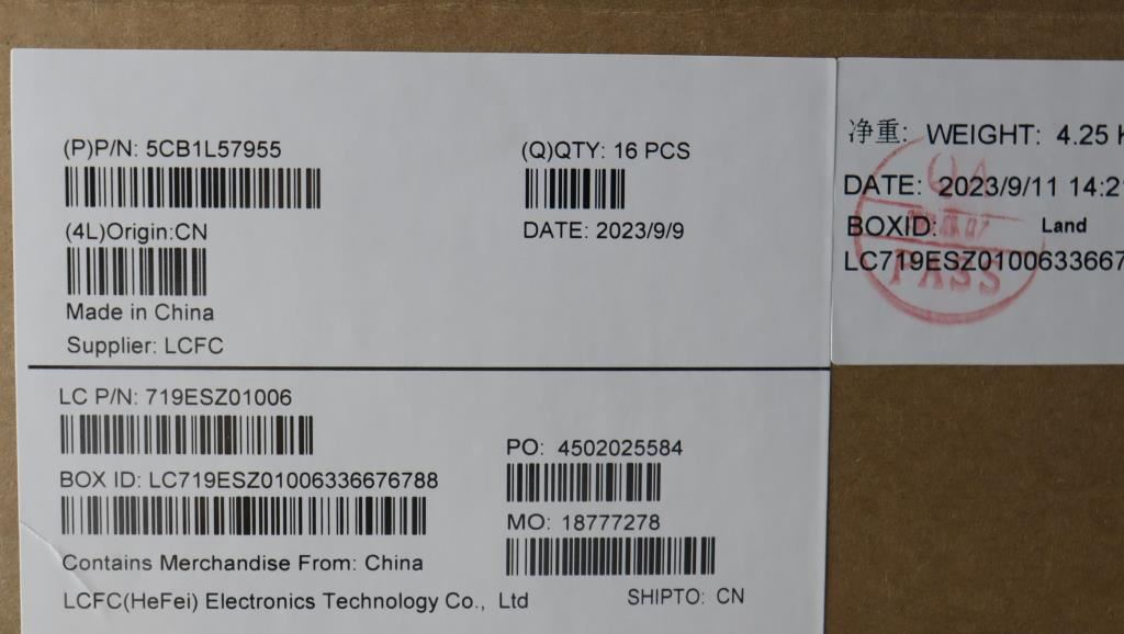 Lenovo FRU KT4D5_D_COVER_ALWL_GY_ASSY,FOX 5CB1L57955