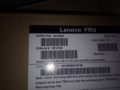 Lenovo KEYBOARD CHY KUF1256 FP KB,US EN 04X2609