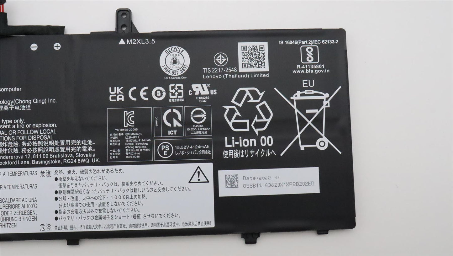 Lenovo Yoga 6 14IAP8 6 14IRP8 6 14APU8 7 14IRP8 6 14IRH8 Battery 5B11N45328