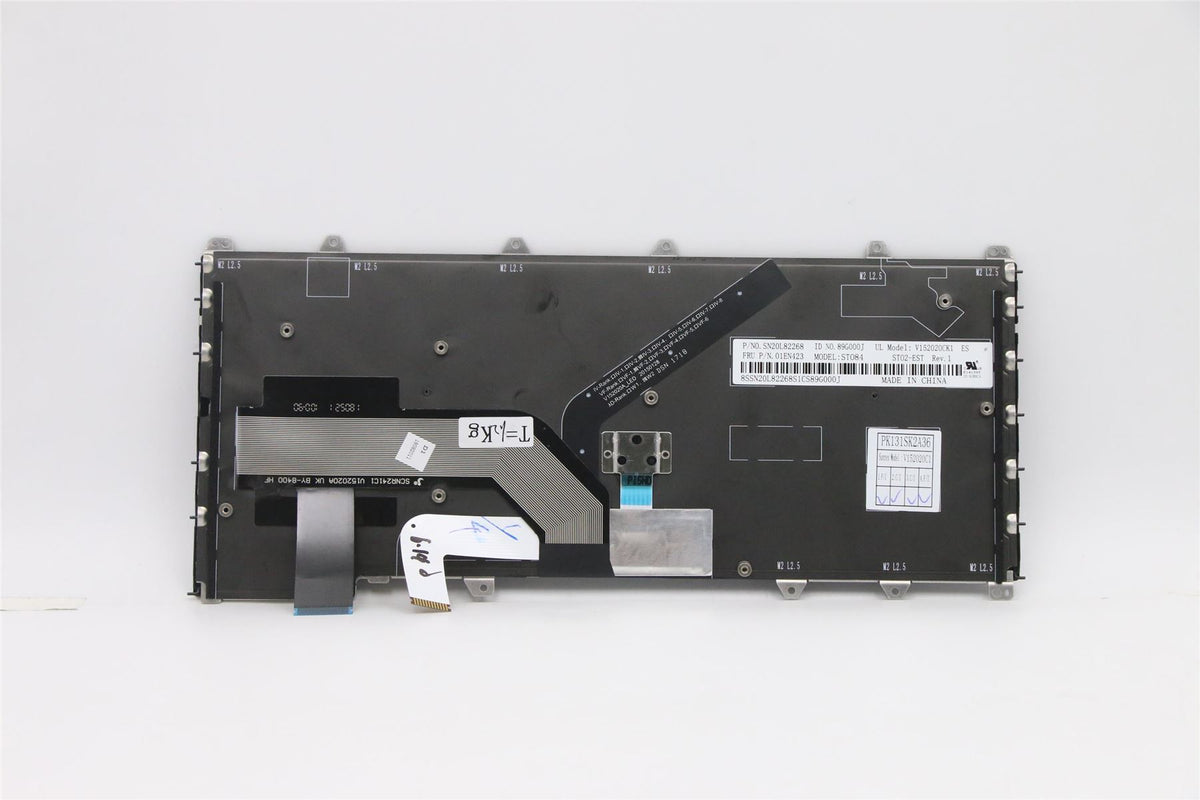 Genuine Lenovo ThinkPad Yoga 370 Keyboard Estonian Black Backlit 01EN423