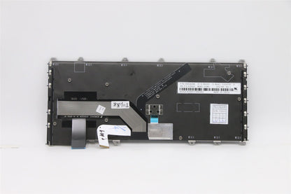Genuine Lenovo ThinkPad Yoga 370 Keyboard Estonian Black Backlit 01EN423