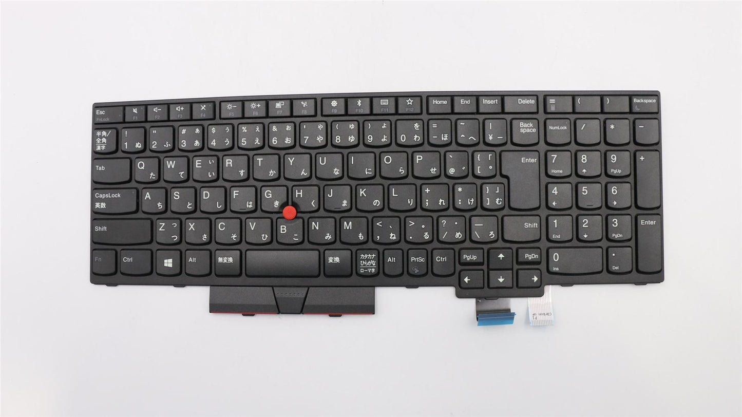 Lenovo ThinkPad T580 P52s Keyboard Japanese Black 01HX169