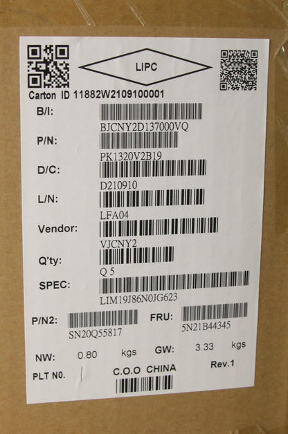 Lenovo ThinkPad T15g 2 P15 2 Keyboard Norwegian Black Backlit 5N21B44345