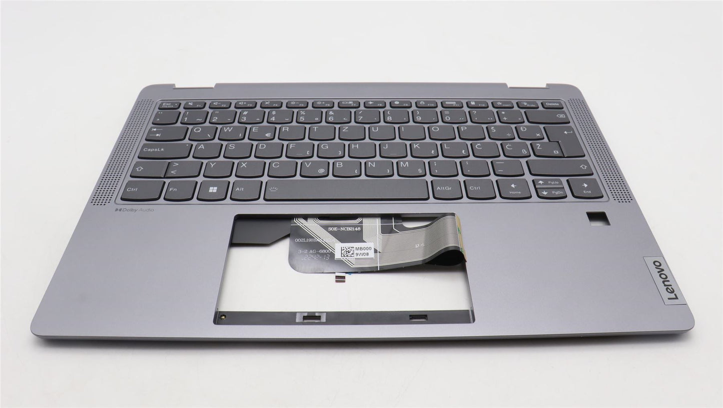 Lenovo IdeaPad 5 14IRU8 Keyboard Palmrest Top Cover Slovenian Backlit 5CB1L30681