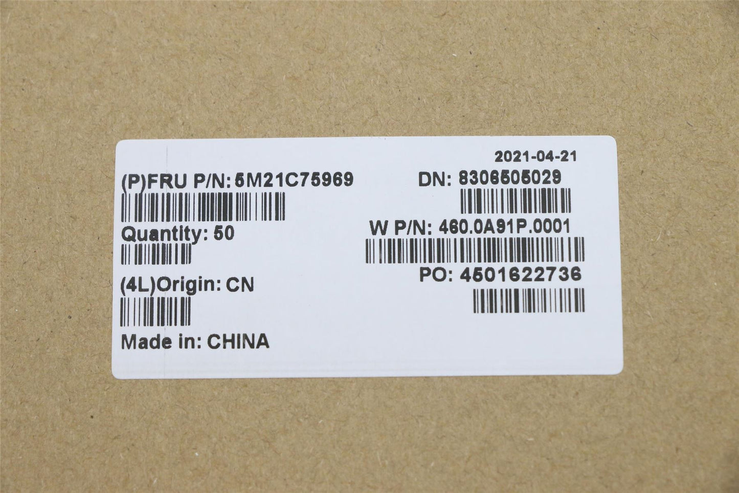 Lenovo MECHANICAL AL Mylar Gen3 SSD,LX1 5M21C75969