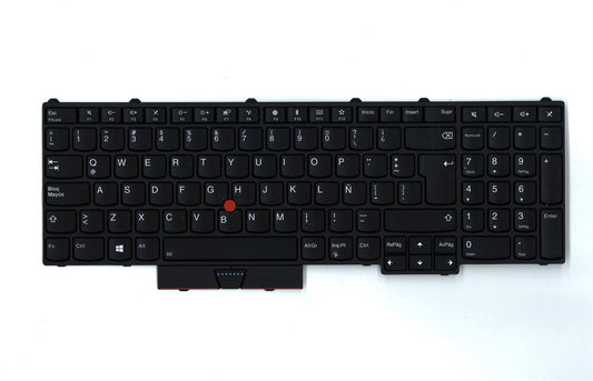 Lenovo ThinkPad P51 P71 Keyboard Latin Spanish Black Backlit 01HW203