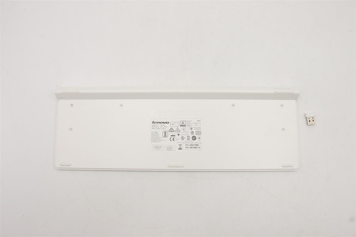 Lenovo Liteon SK-8861(TW) 2.4G KB-White8 Traditional Chinese Keyboard 25210989