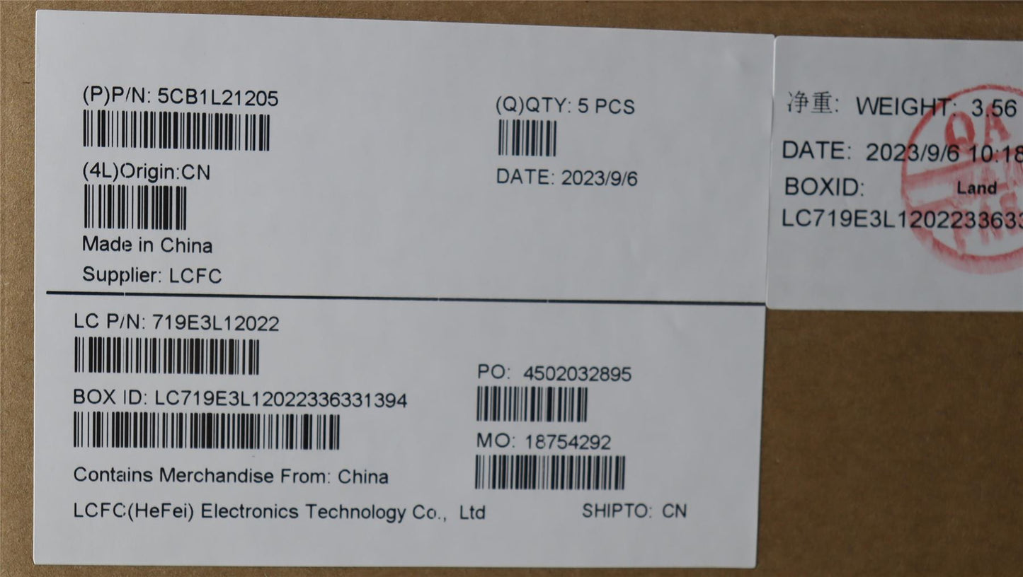 Lenovo Upper Case ASM_ITA L82XQ ABFP BL 5CB1L21205
