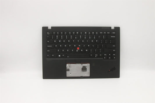 Lenovo Carbon X1 7th Keyboard Palmrest Top Cover US Black Backlit 5M10W85882