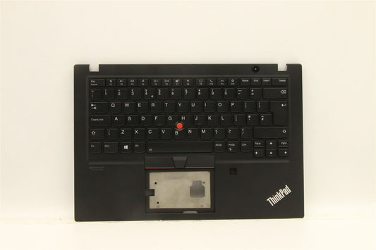 Lenovo ThinkPad T14s Keyboard Palmrest Top Cover UK Black Backlit 5M10Z54300