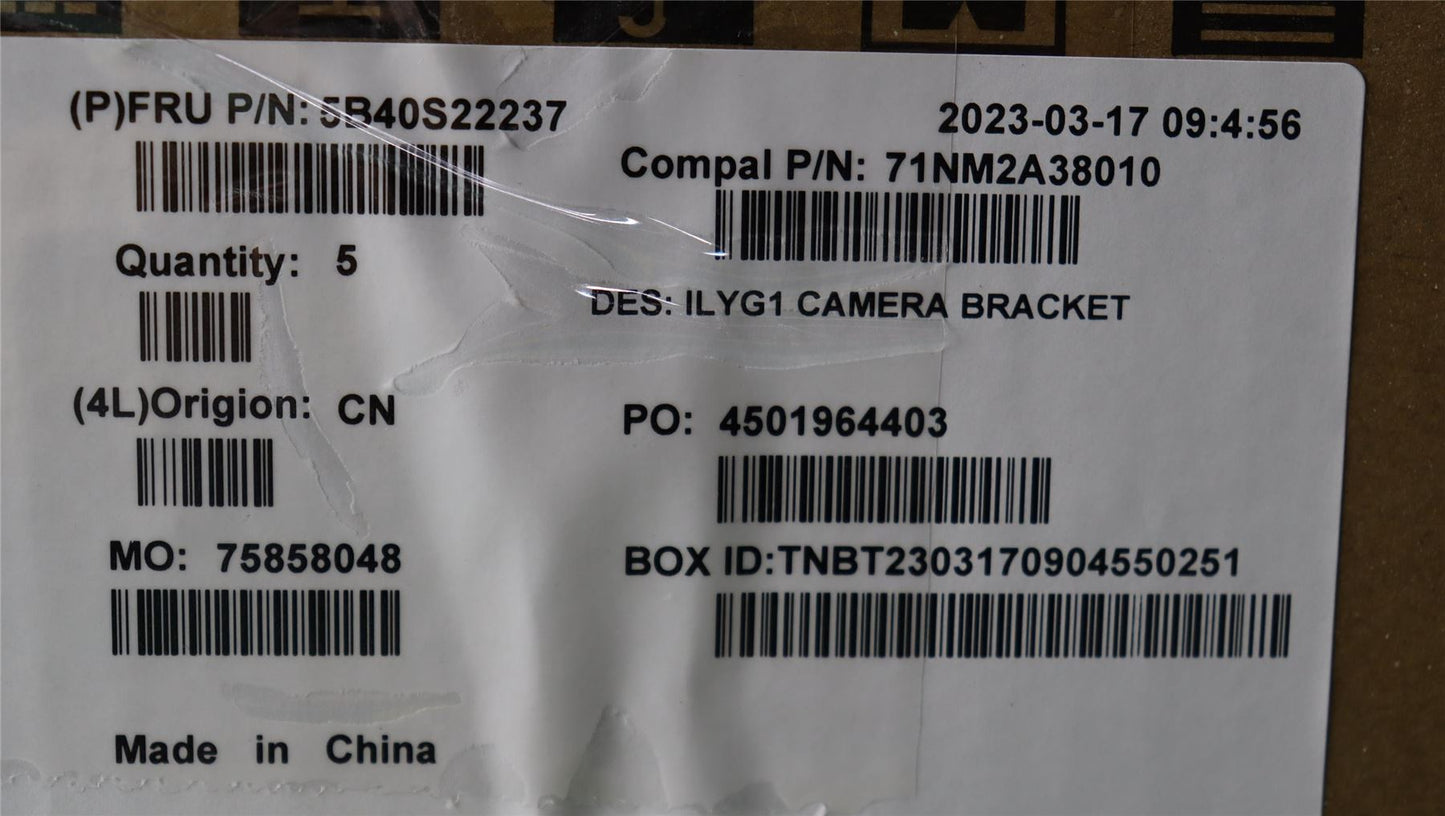 Lenovo Camera bracket C 82Y3 5B40S22237