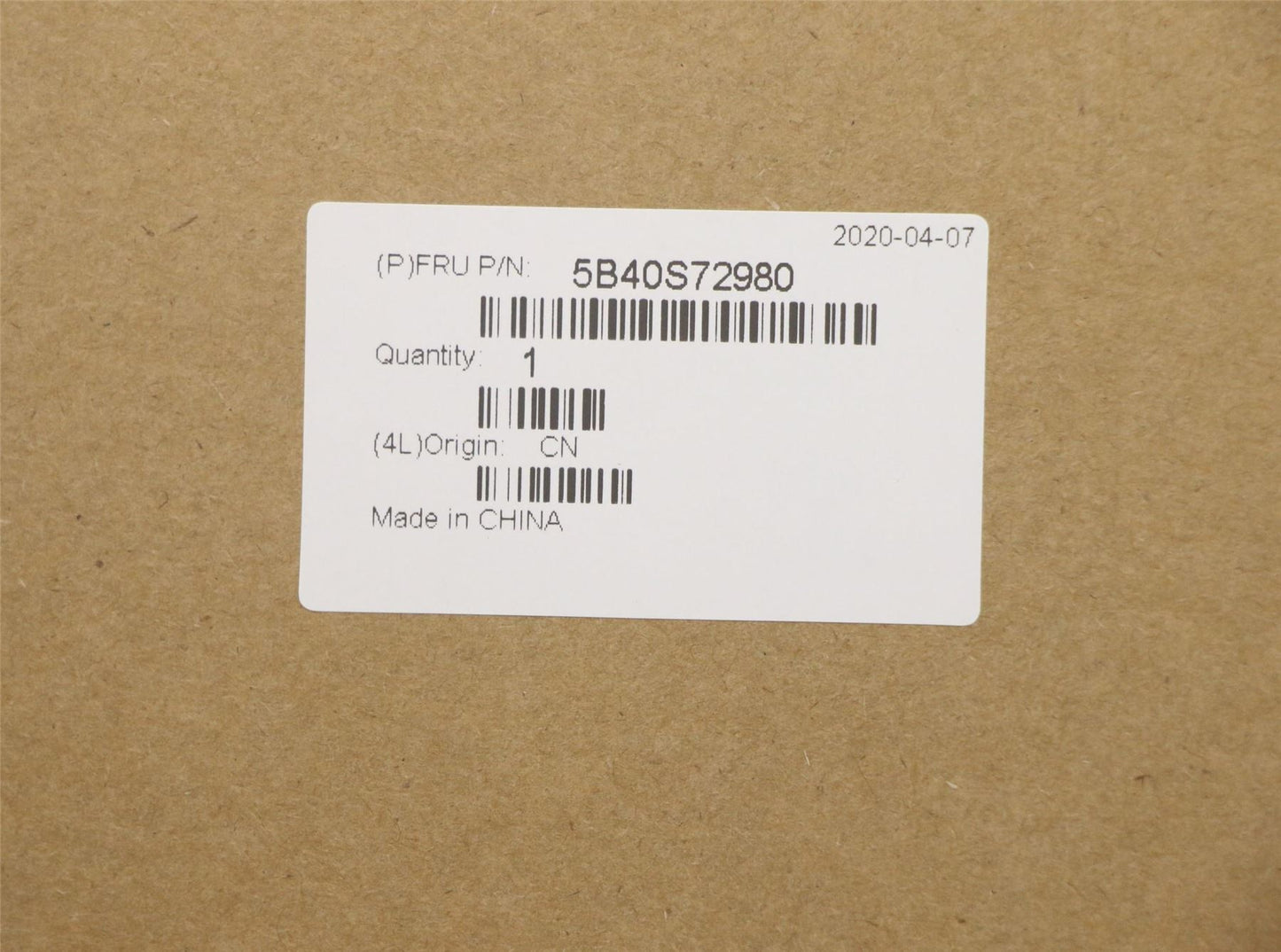 Lenovo 5B40S72980 FE4A0 M2 2280 SSD BKT