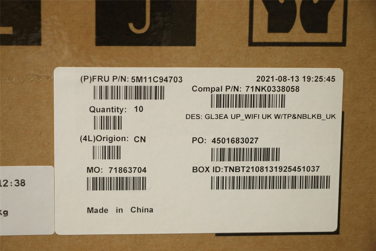 Lenovo Chromebook 300e Gen 3 Keyboard Palmrest Top Cover Russian 5M11C94703