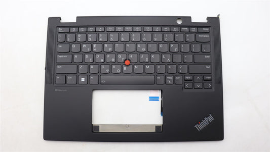 Lenovo ThinkPad X13 Gen 4 Keyboard Palmrest Top Cover Greek Black 5M11L64118