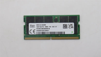 Lenovo MEMORY ECC SODIMM,16GB,DDR5,4800,Samsung 5M30Z71730