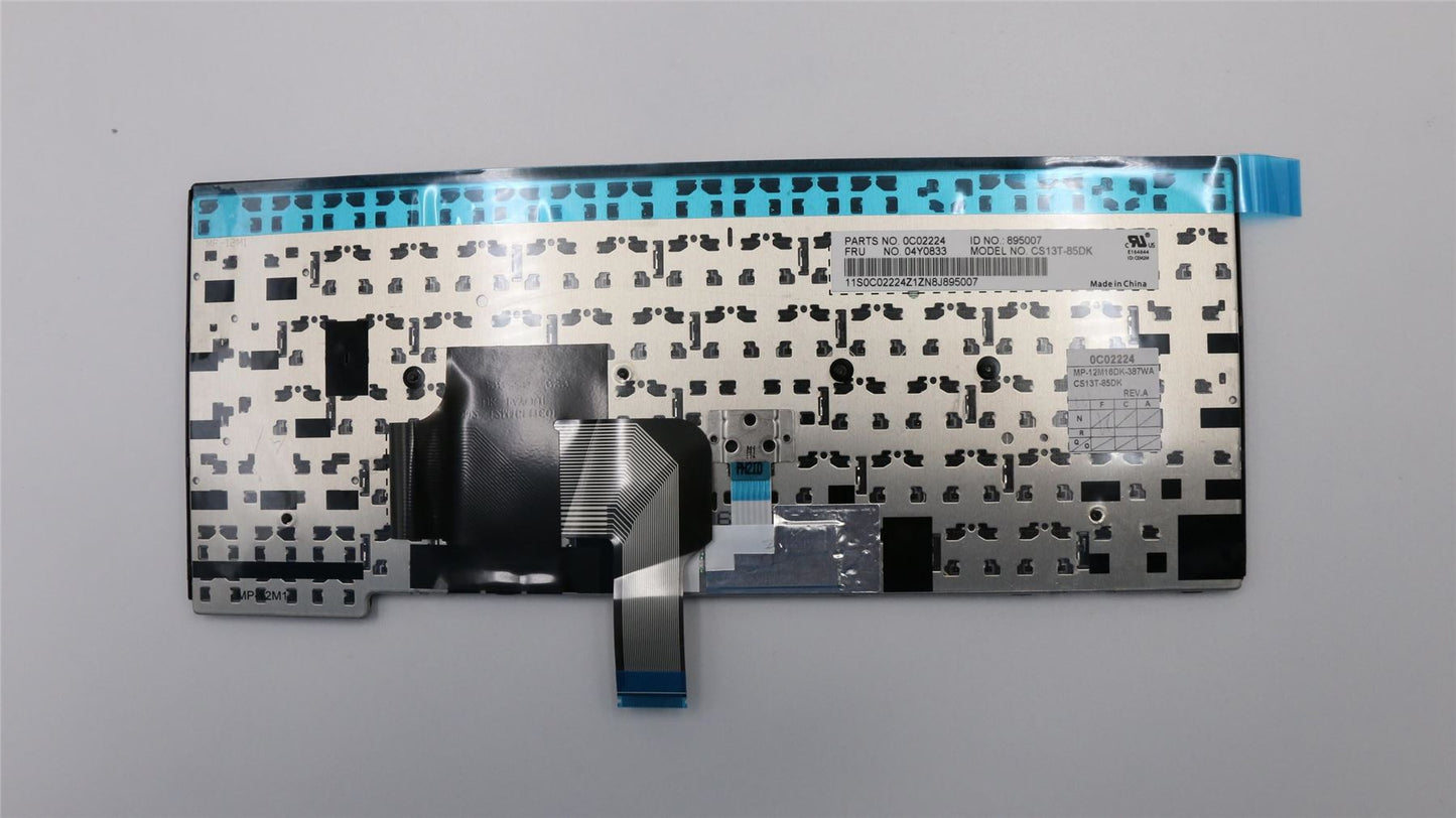 Lenovo KEYBOARD CHICONY MP12M16DK442 DANISH 04Y0833