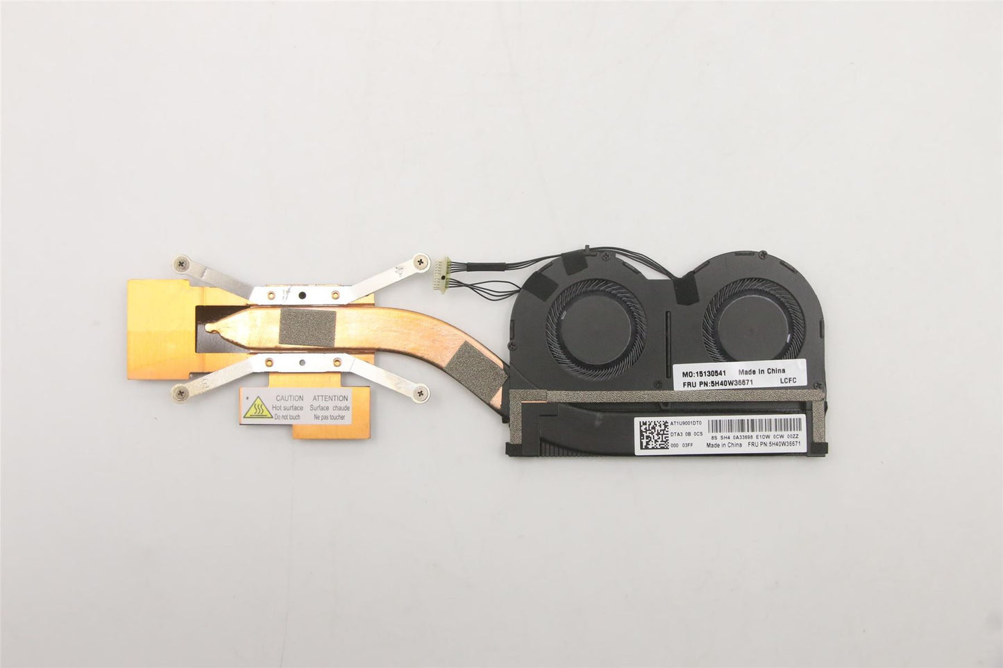 Lenovo Yoga X1 9th Gen X1 6th Gen Desktop HeatSink Thermal Fan 5H40W36672