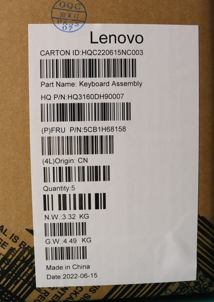 Lenovo ThinkBook 16 G4+ IAP Palmrest Touchpad Cover Keyboard Greek 5CB1H68158