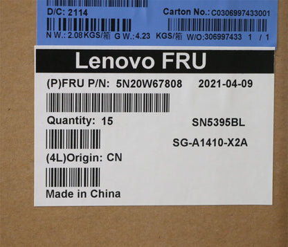 Lenovo ThinkPad L14 2 L14 Keyboard Greek Black Backlit 5N20W67808