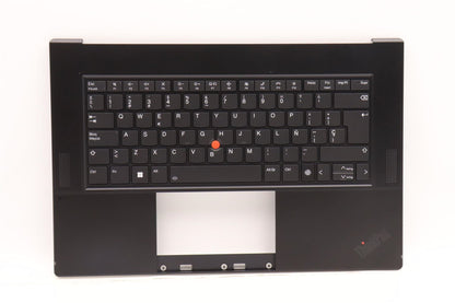 Lenovo ThinkPad Z16 Gen 1 Keyboard Palmrest Top Cover Spanish Black 5M11J13361