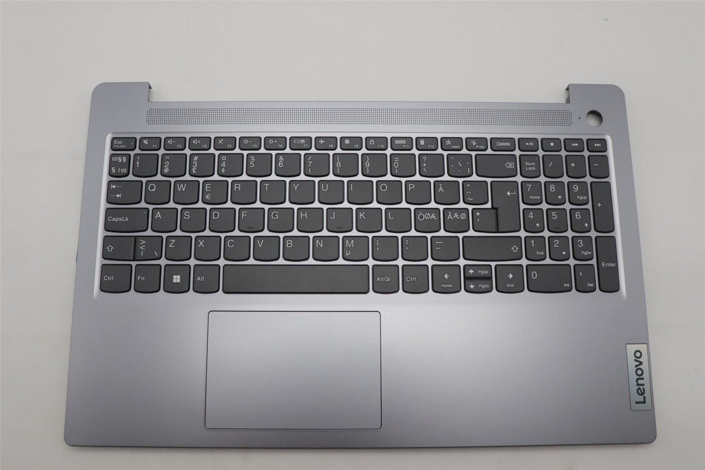 Lenovo IdeaPad 3 15AMN8 Palmrest Cover Touchpad Keyboard Nordic 5CB1L28233