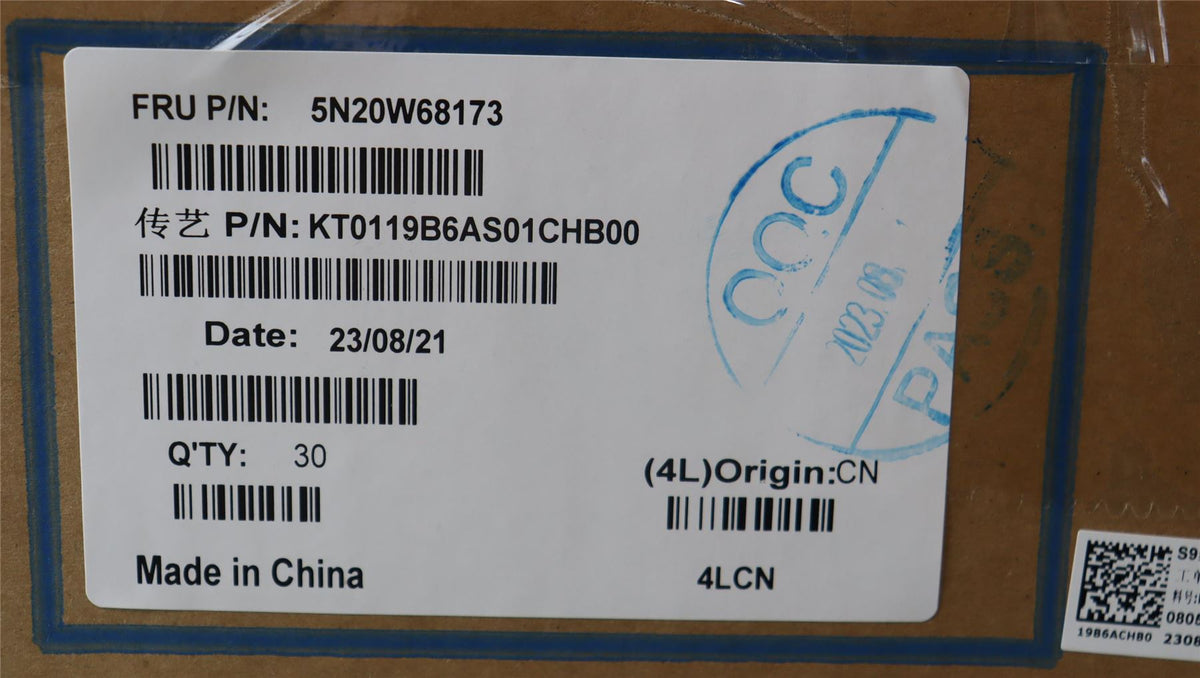 Lenovo NB_KYB CS20L NUM KBD TRI,NBL,B,TC Traditional Chinese Keyboard 5N20W68173