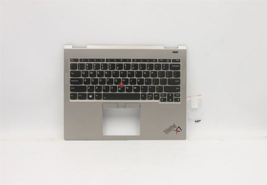 Lenovo ThinkPad X1 Keyboard Palmrest Top Cover US Grey Backlit 5M11B59843