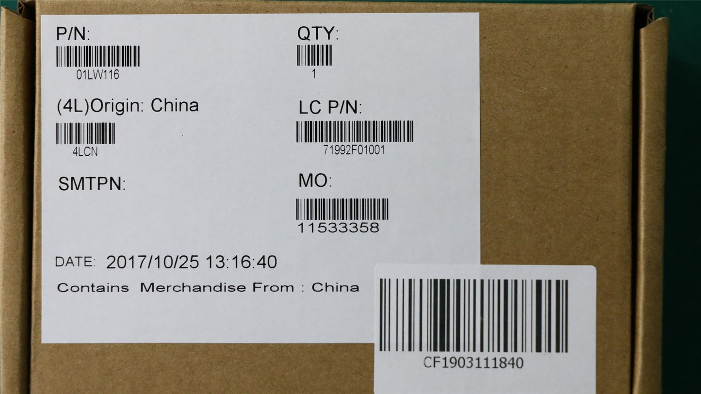Lenovo Windu AMD FRU Label kit 01LW116