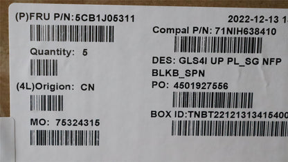 Lenovo UpperCaseASM_SPA C82SD PLSG NFPBL 5CB1J05311