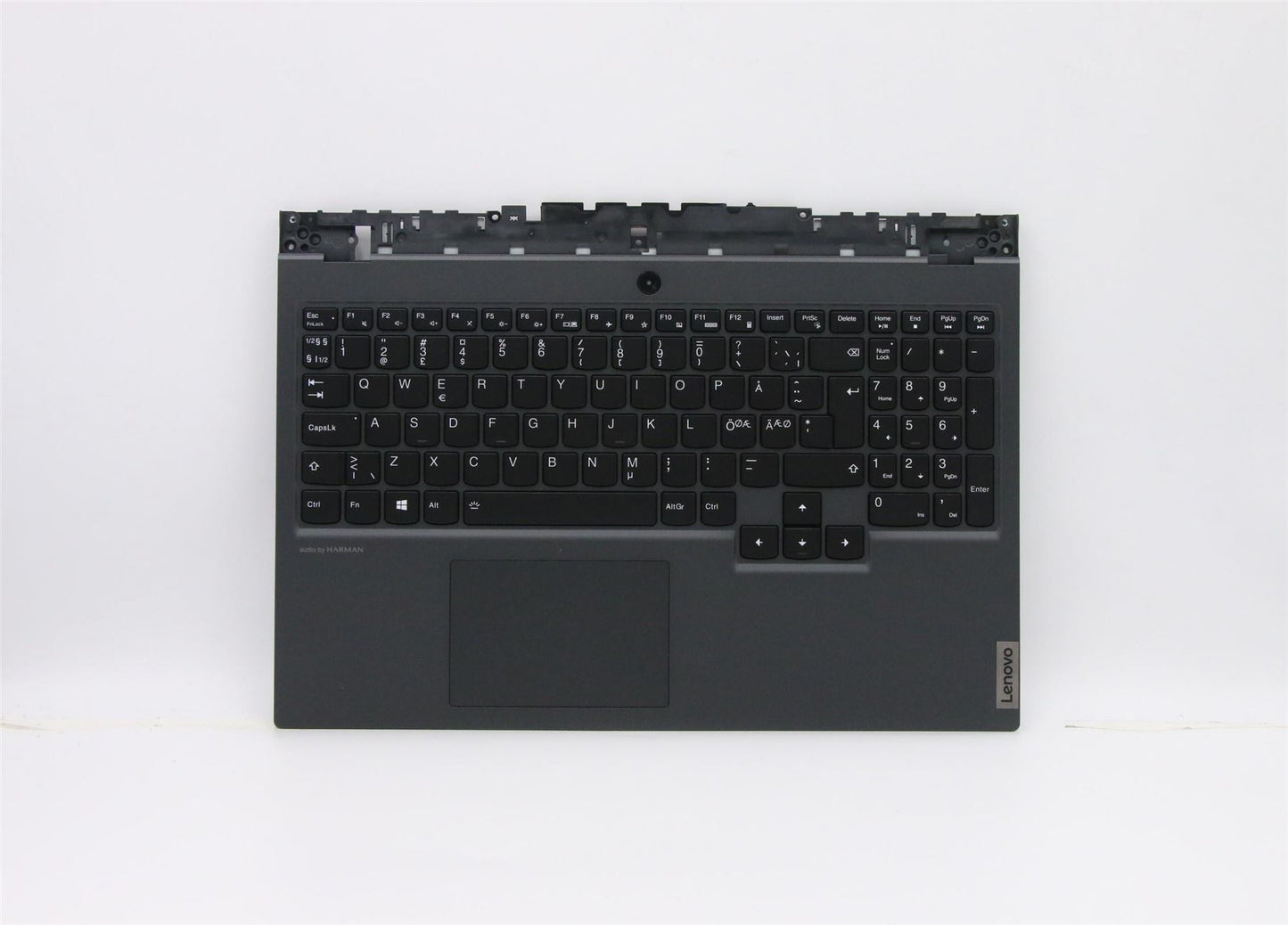 Lenovo 5 15ARH05 Palmrest Cover Touchpad Keyboard Nordic Black 5CB0Z27685