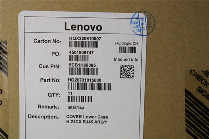 Lenovo ThinkBook 14 G4+ IAP Bottom Base Lower Chassis Cover Grey 5CB1H68385