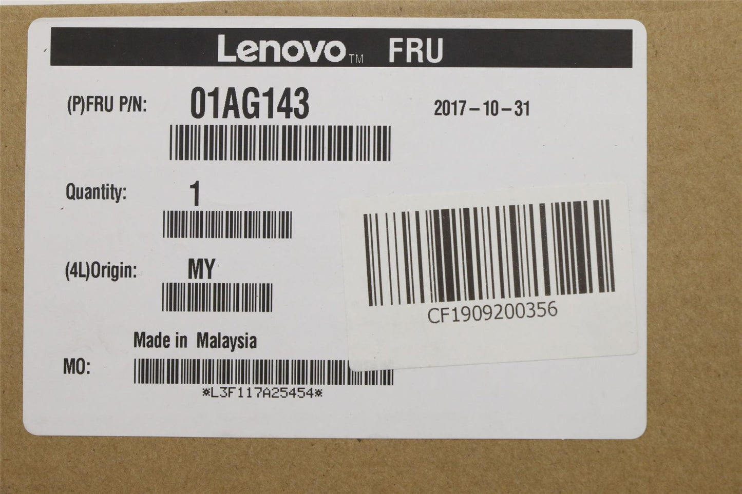Lenovo SP AMD Ryzen 3 PRO 1200 3.1G/4C/8M/AM4/6 01AG143