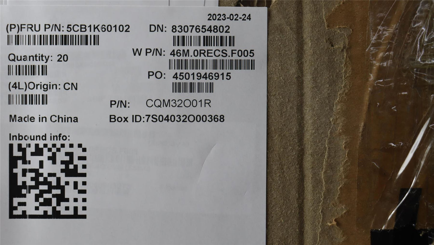 Lenovo Lower Case W 82XY AG 5CB1K60102