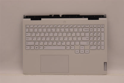 Lenovo IdeaPad 3 15IAH7 Palmrest Cover Touchpad Keyboard US White 5CB1H30561