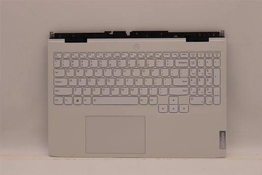 Lenovo IdeaPad 3 15IAH7 Palmrest Cover Touchpad Keyboard US White 5CB1H30561