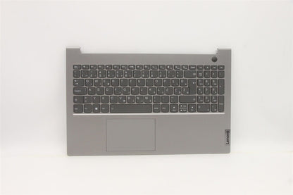 Lenovo ThinkBook 15 G2 ITL Tastatur Handballenauflage Obere Abdeckung Slowenisch Grau 5CB1B34975